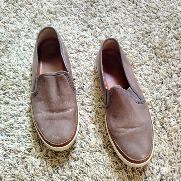 Frye Men's Gavin Leather Sneakers Sz 10 - Picture 1 of 7